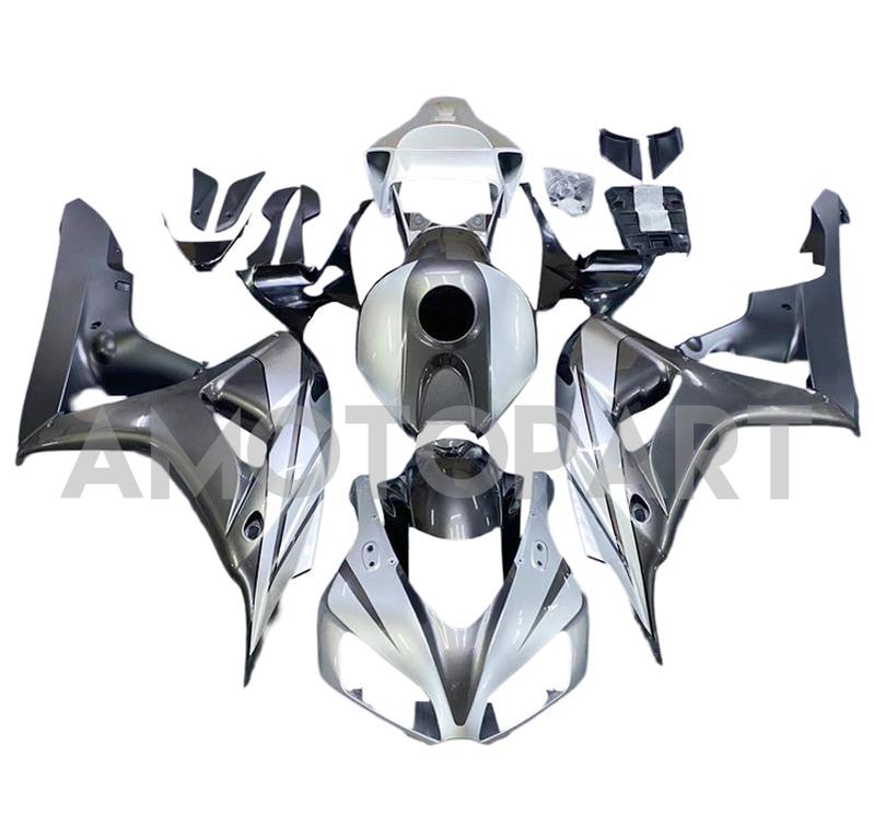 Amotopart 2006-2007 CBR1000RR Honda Fairing Black & Grey Kit