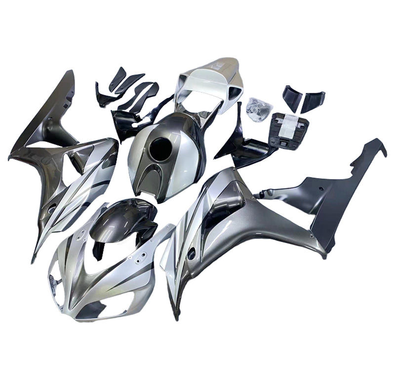 Amotopart 2006-2007 CBR1000RR Honda Fairing Black & Grey Kit