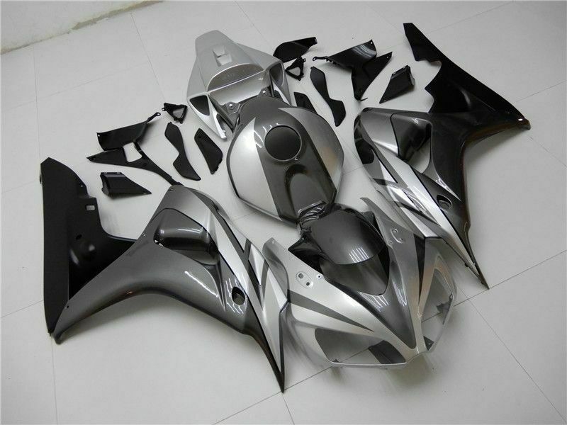 Amotopart 2006–2007 CBR1000RR Honda Verkleidungsset in Schwarz und Grau