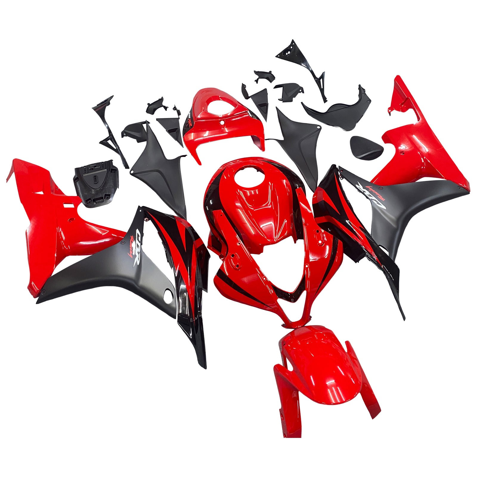 Amotopart 2007-2008 CBR600RR Honda Fairing Fairing Red Kit