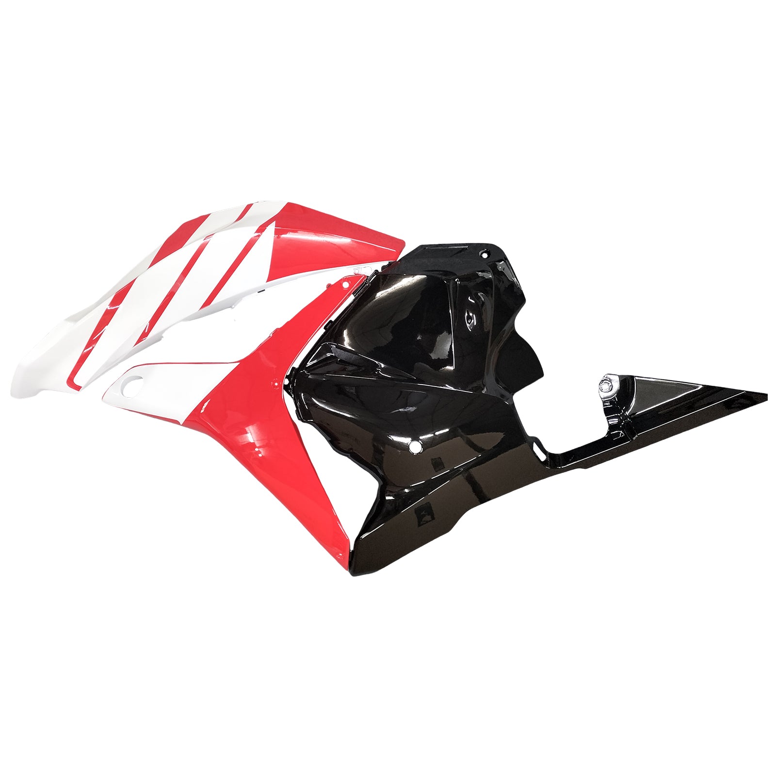 Amotopart 2009–2012 CBR600RR Honda Verkleidungsset, Rot, Weiß