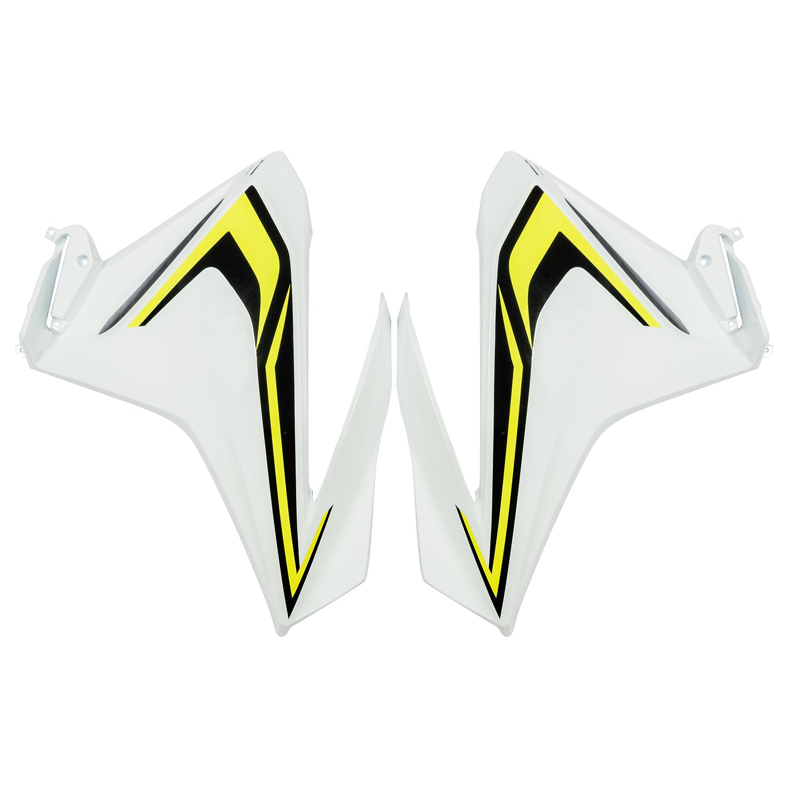 Kit de carénage Amotopart Honda 2019-2023 CBR500R blanc jaune