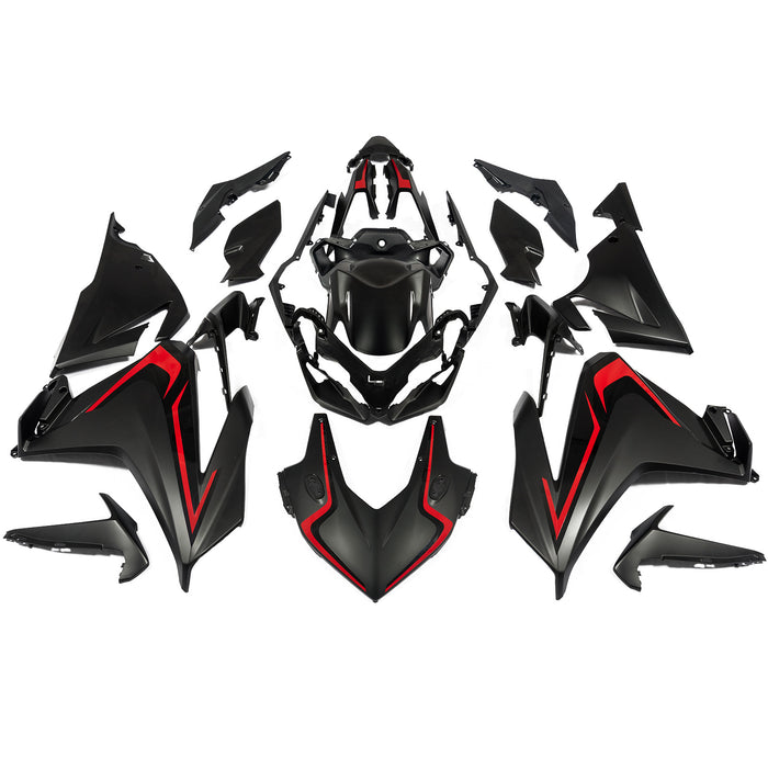 Amotopart Honda 2019-2021 CBR500R Black Red Fairing Kit
