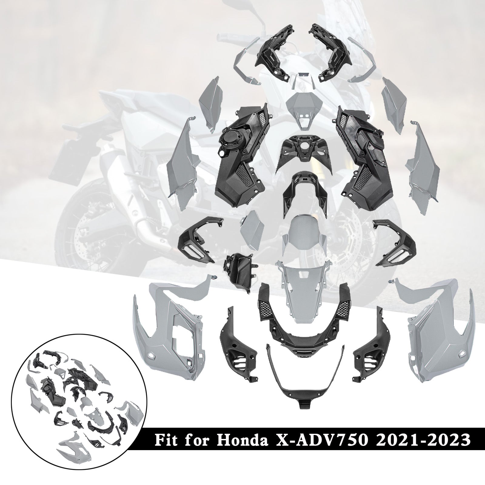 2021-2023 Honda X-ADV 750 XADV750 Verkleidungssatz