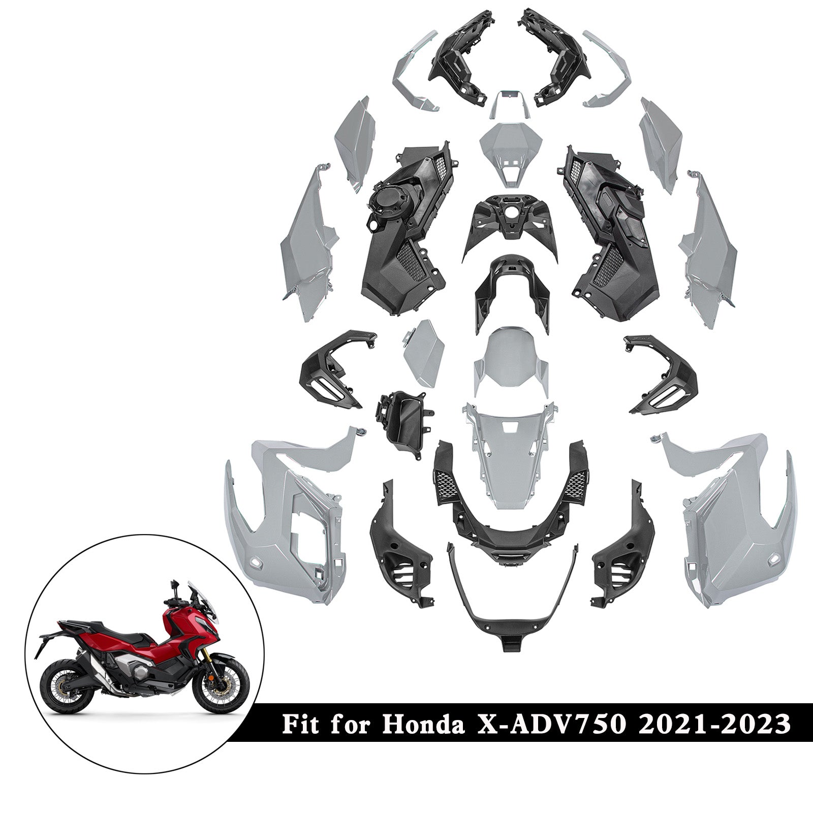 2021-2023 Honda X-ADV 750 XADV750 Verkleidungssatz