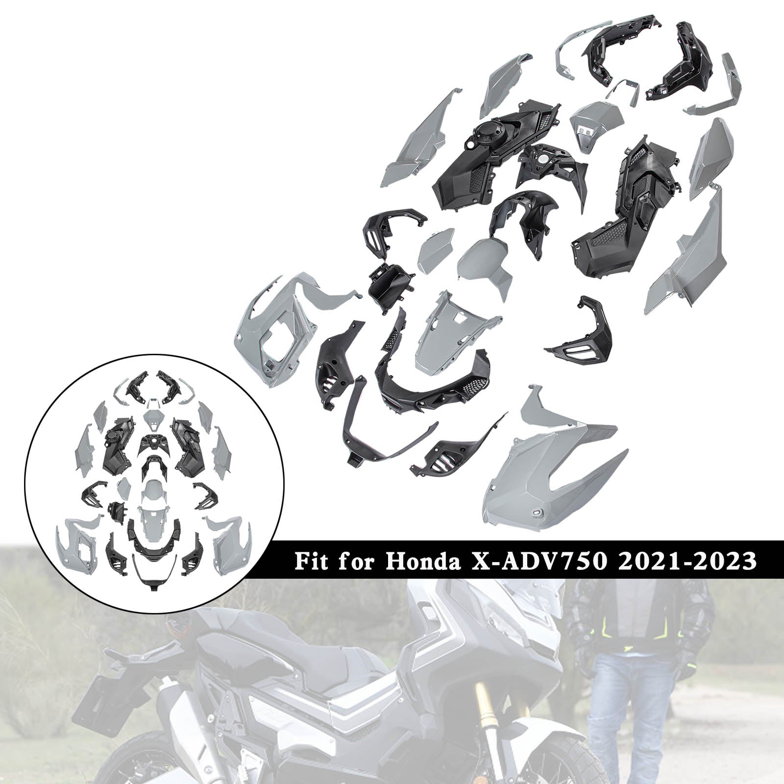 2021-2023 Honda X-ADV 750 XADV750 Verkleidungssatz