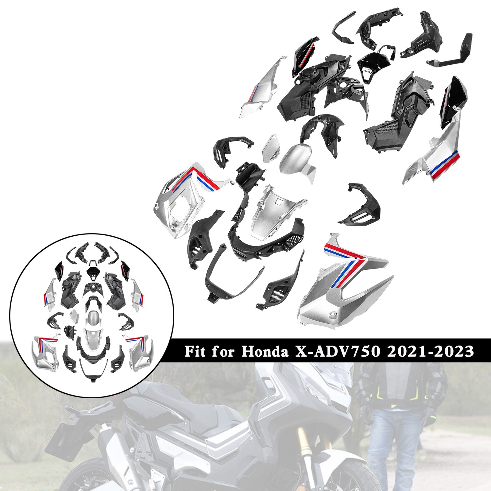 2021-2023 Honda X-ADV 750 XADV750 Verkleidungssatz