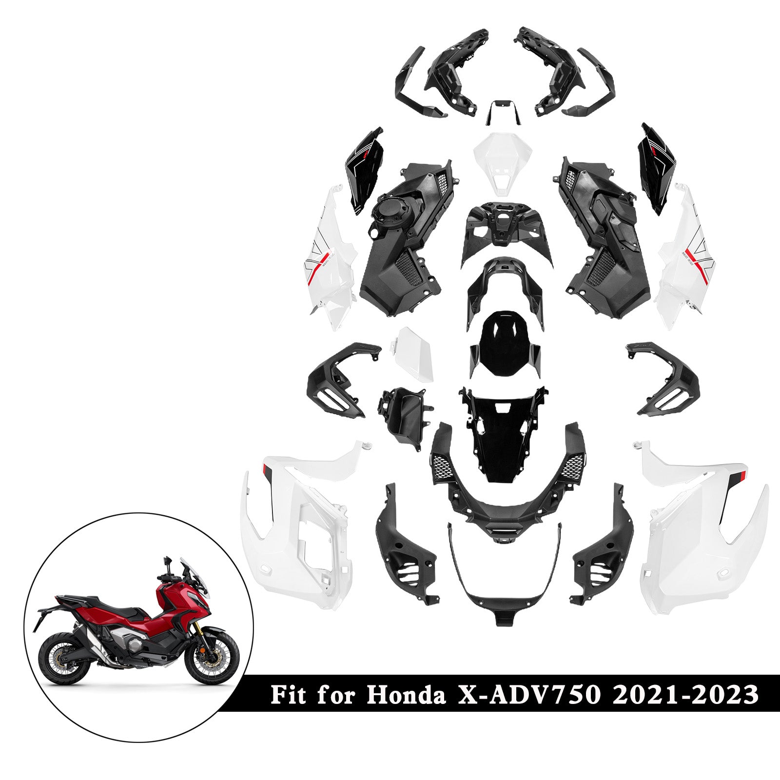 2021-2023 Honda X-ADV 750 XADV750 Verkleidungssatz