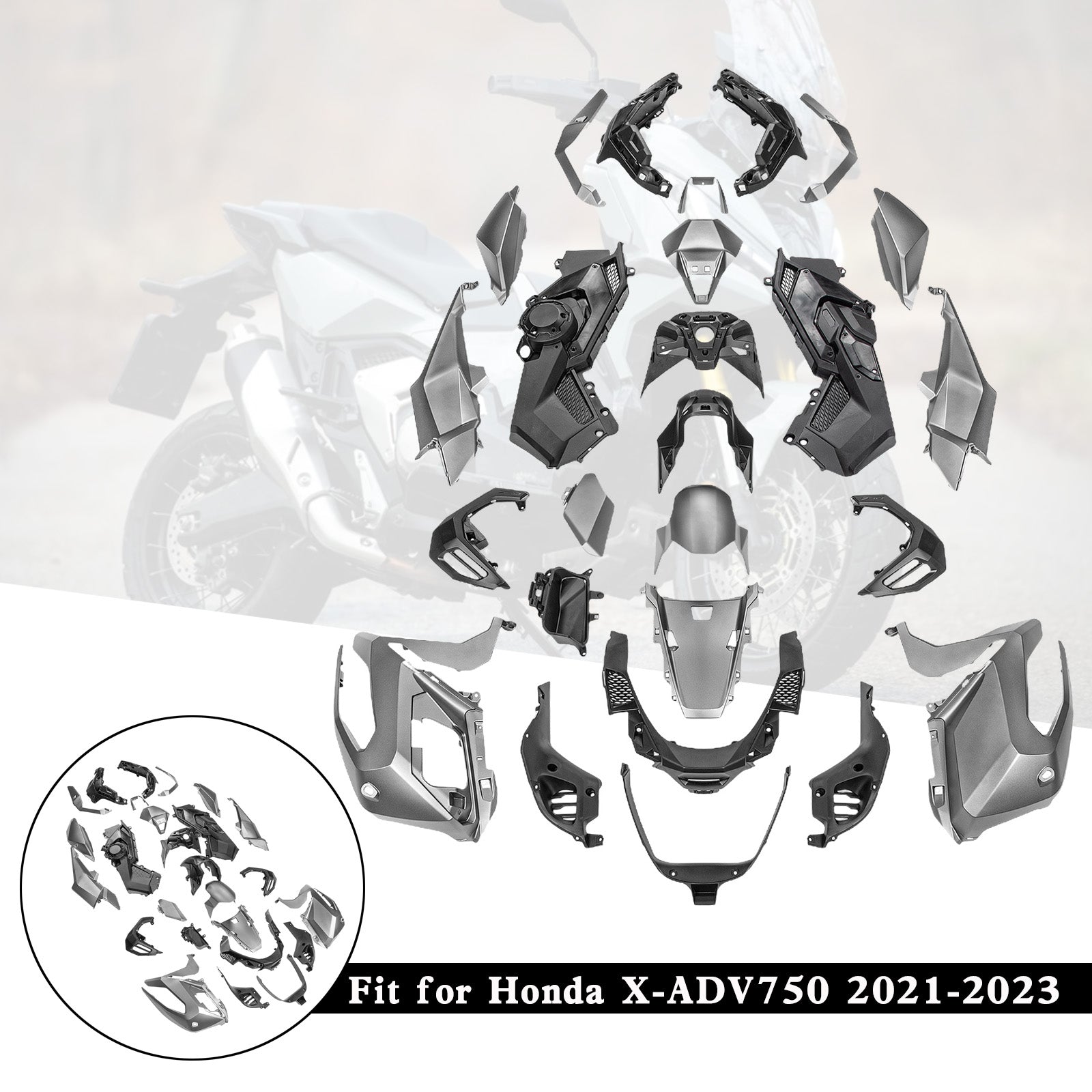 2021-2023 Honda X-ADV 750 XADV750 Verkleidungssatz