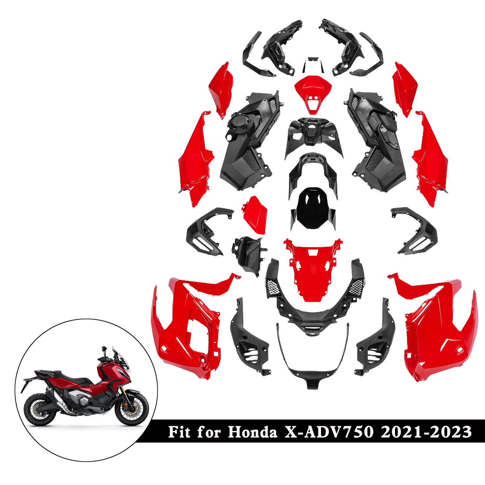 2021-2023 Honda X-ADV 750 XADV750 Verkleidungssatz