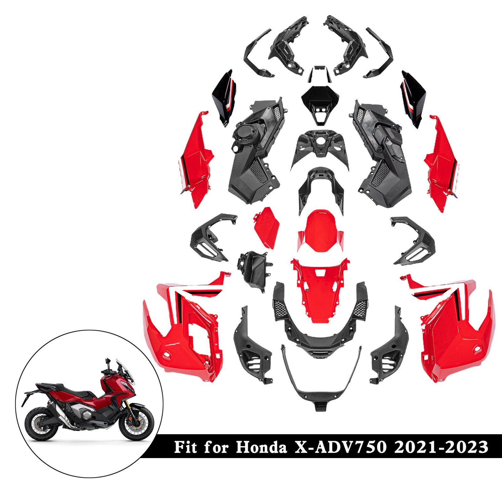 2021-2023 Honda X-ADV 750 XADV750 Verkleidungssatz