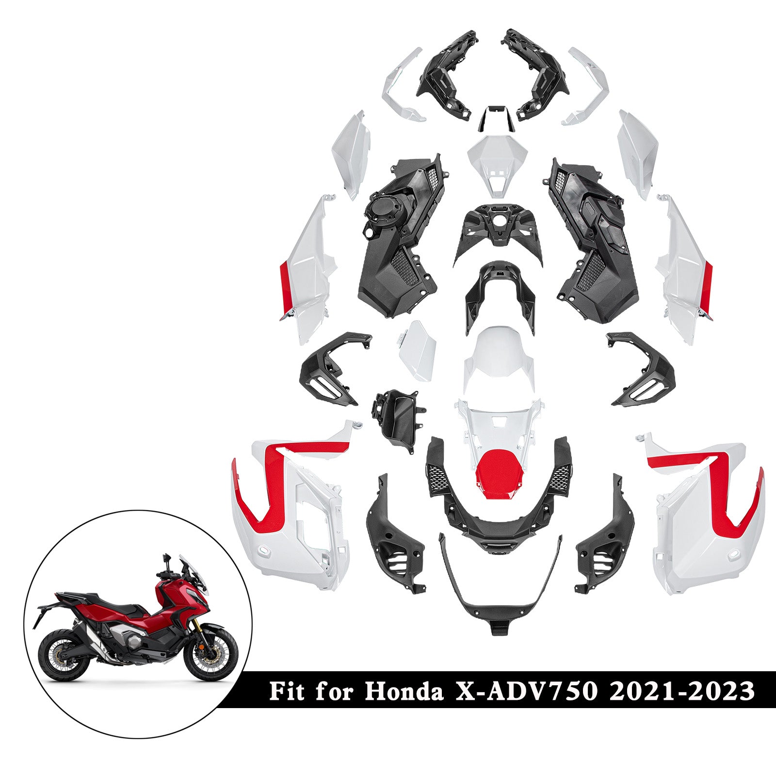 2021-2023 Honda X-ADV 750 XADV750 Verkleidungssatz