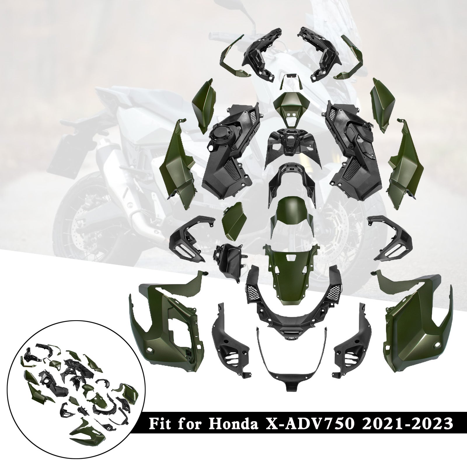 2021-2023 Honda X-ADV 750 XADV750 Verkleidungssatz