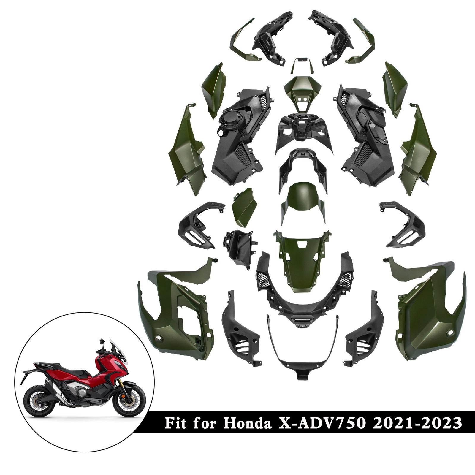 2021-2023 Honda X-ADV 750 XADV750 Verkleidungssatz