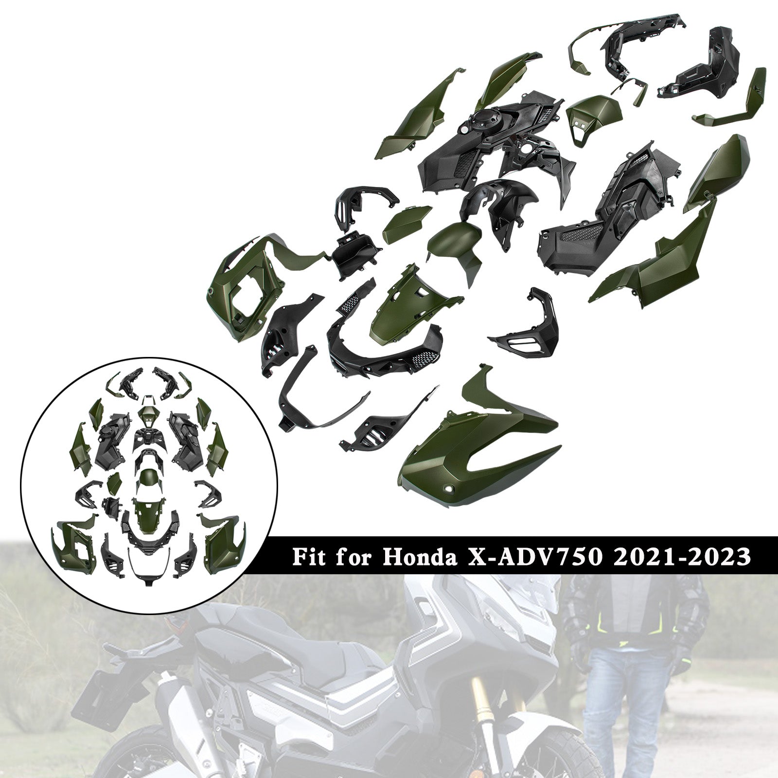 2021-2023 Honda X-ADV 750 XADV750 Verkleidungssatz