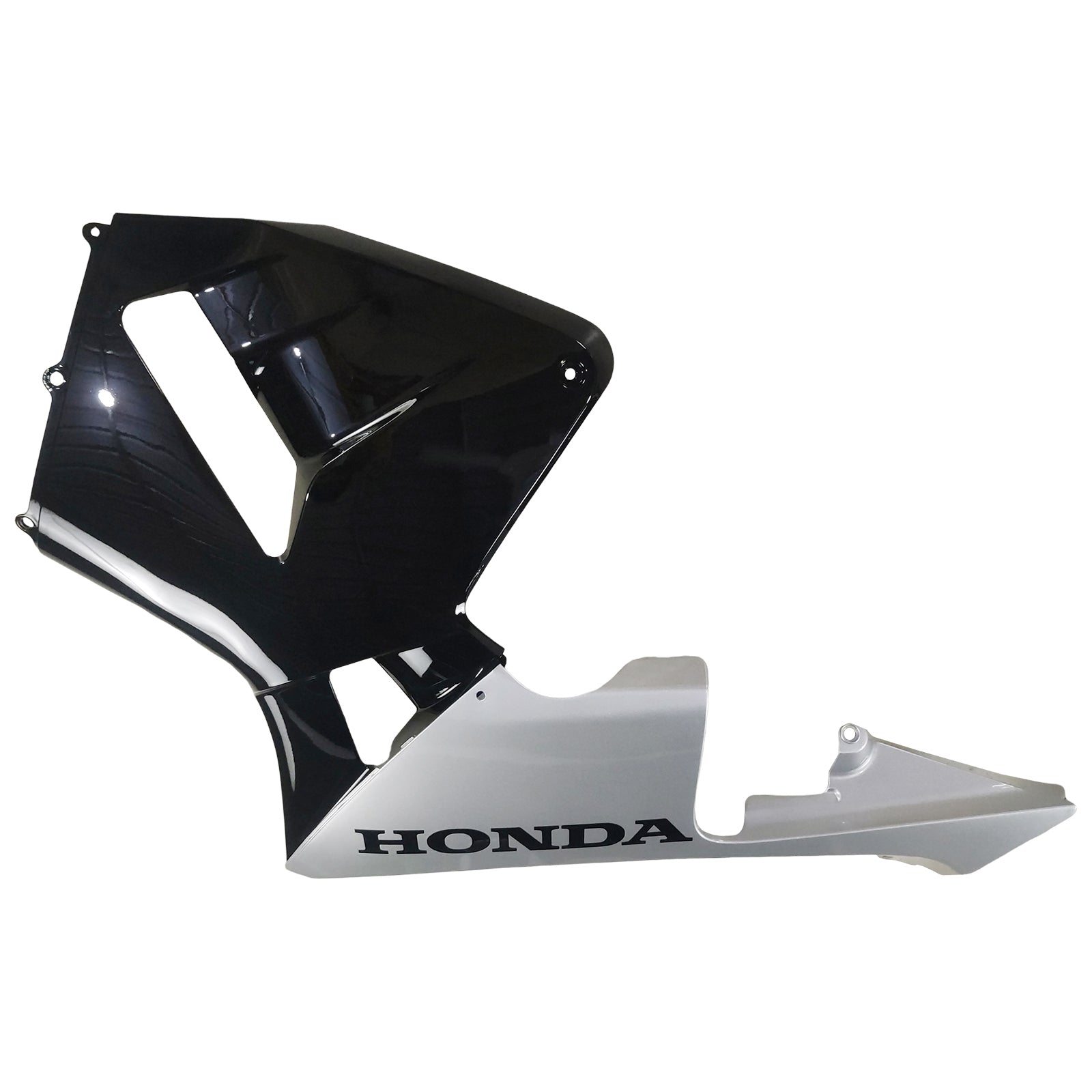 Amotopart 2003-2004 CBR600RR Honda Kit de carénage noir et argent