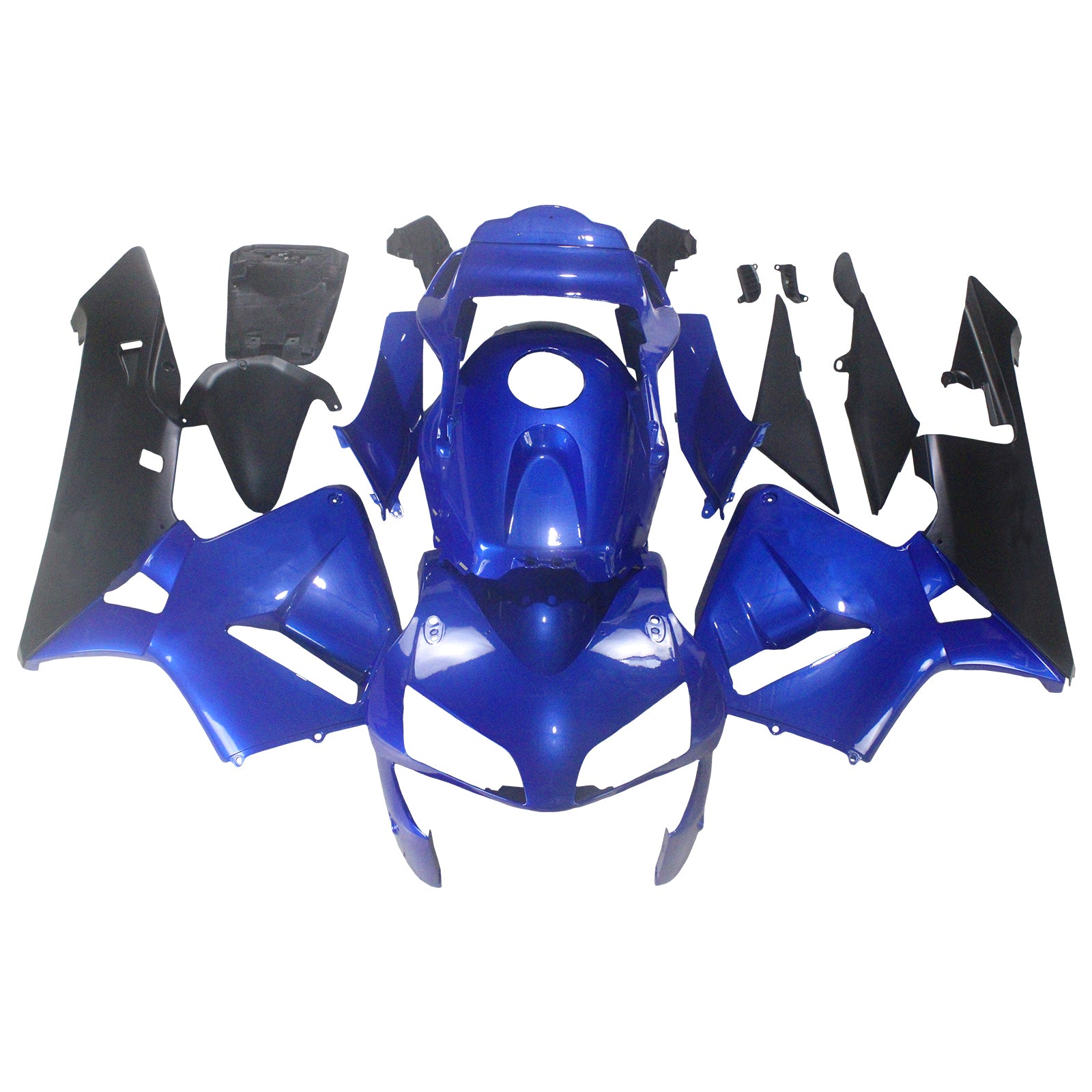 Amotopart 2003-2004 Honda CBR600RR Blue Black Fairing Kit