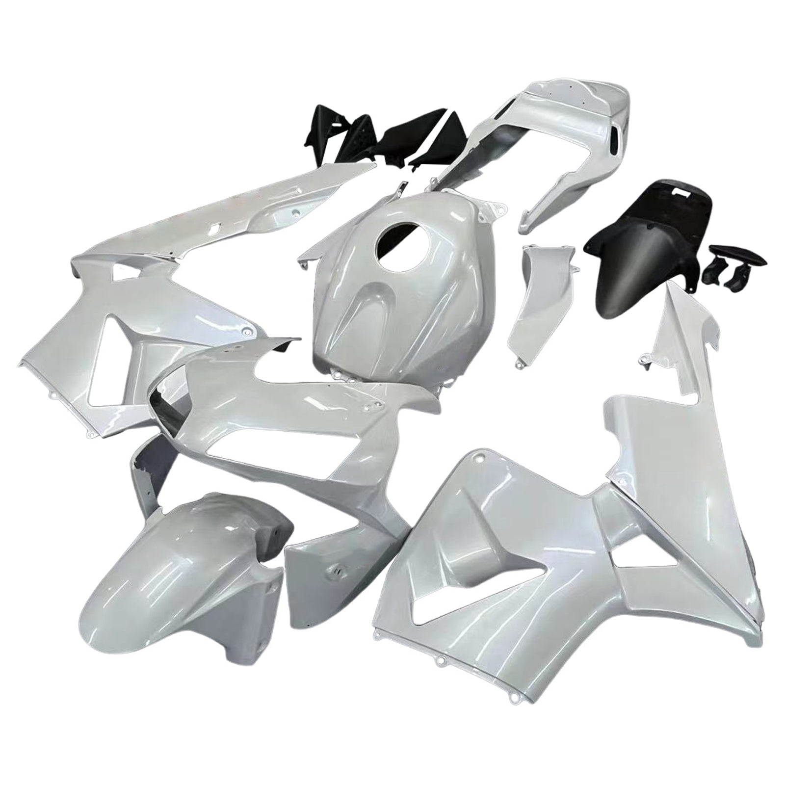 Amotopart 2003-2004 Honda CBR600RR White Fairing Kit