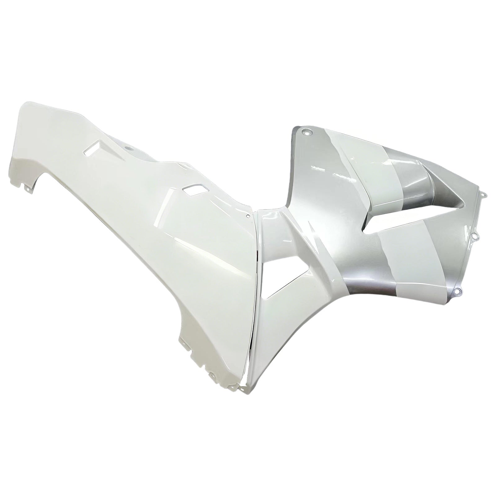 Amotopart 2003-2004 Honda CBR600RR Fairing White & Silver Kit