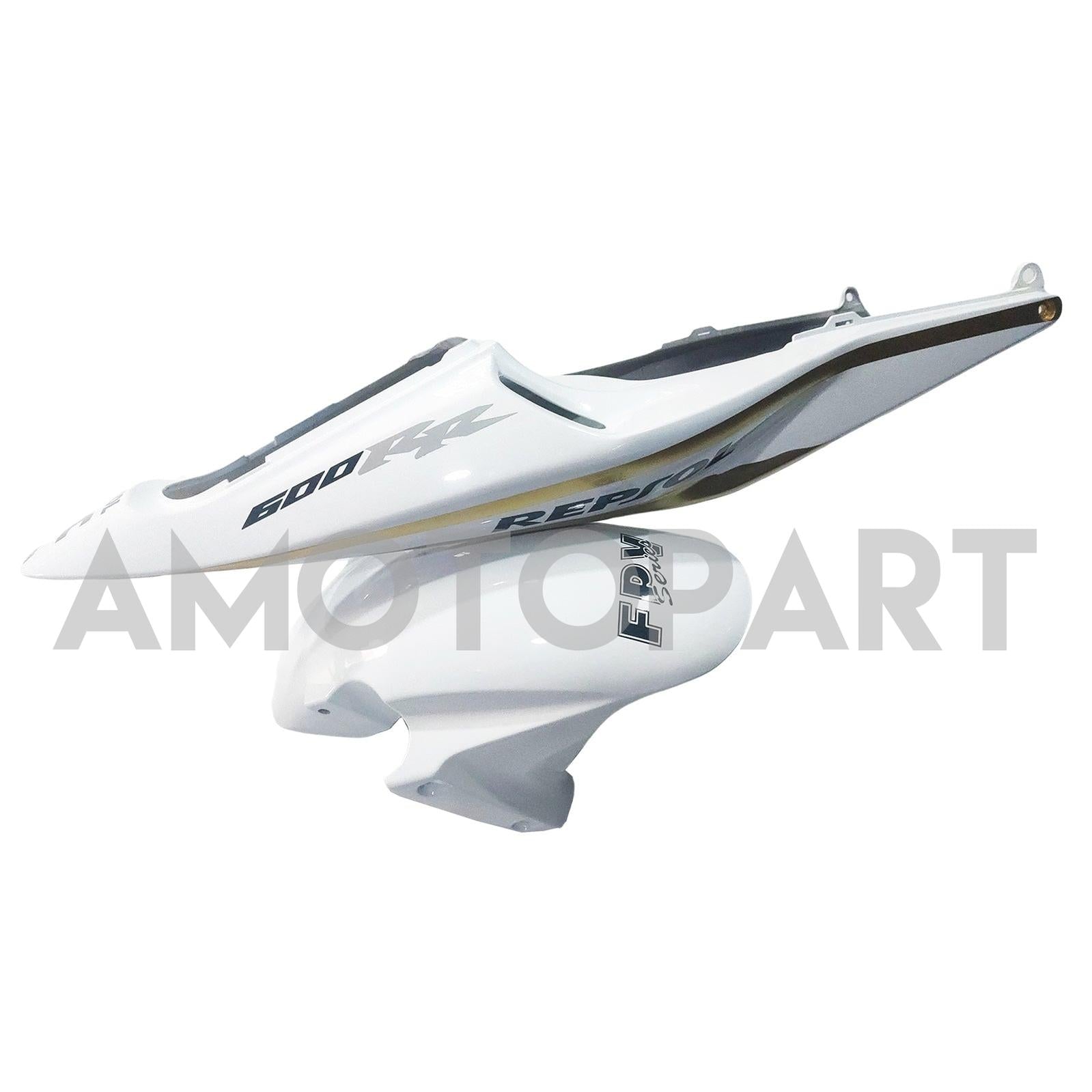 Amotopart 2003-2004 Honda CBR600RR FARION WHITE & GOLD KIT