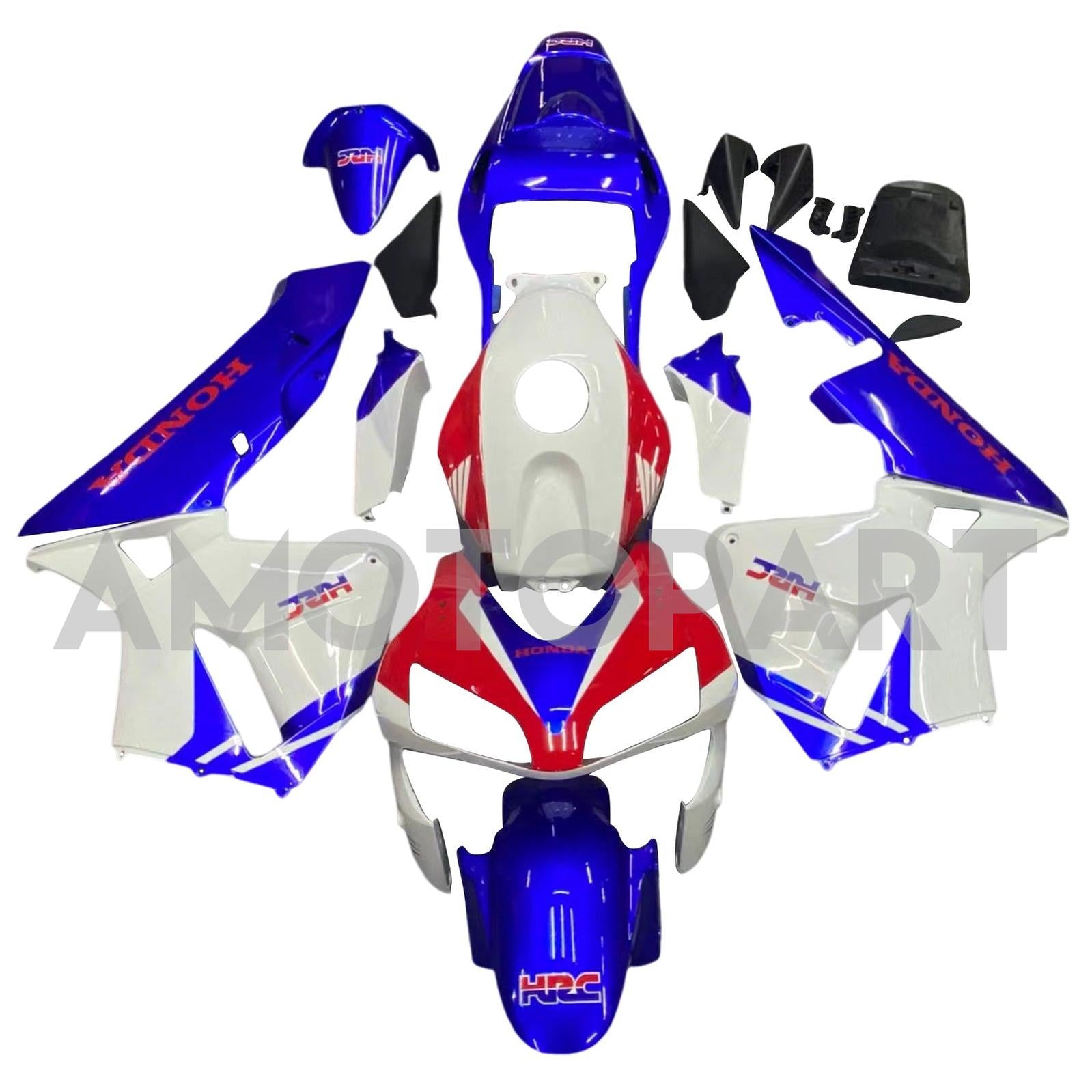 Amotopart 2003-2004 Honda CBR600RR Fairing Blue&Red Kit