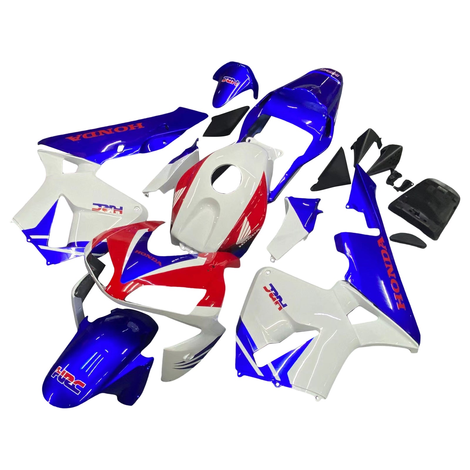 Amotopart 2003-2004 Honda CBR600RR Fairing Blue&Red Kit