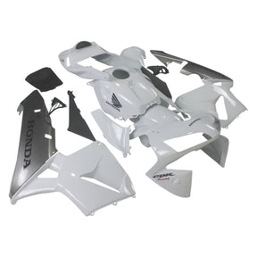 Amotopart 2003-2004 Kit carena Honda CBR600RR bianco e grigio