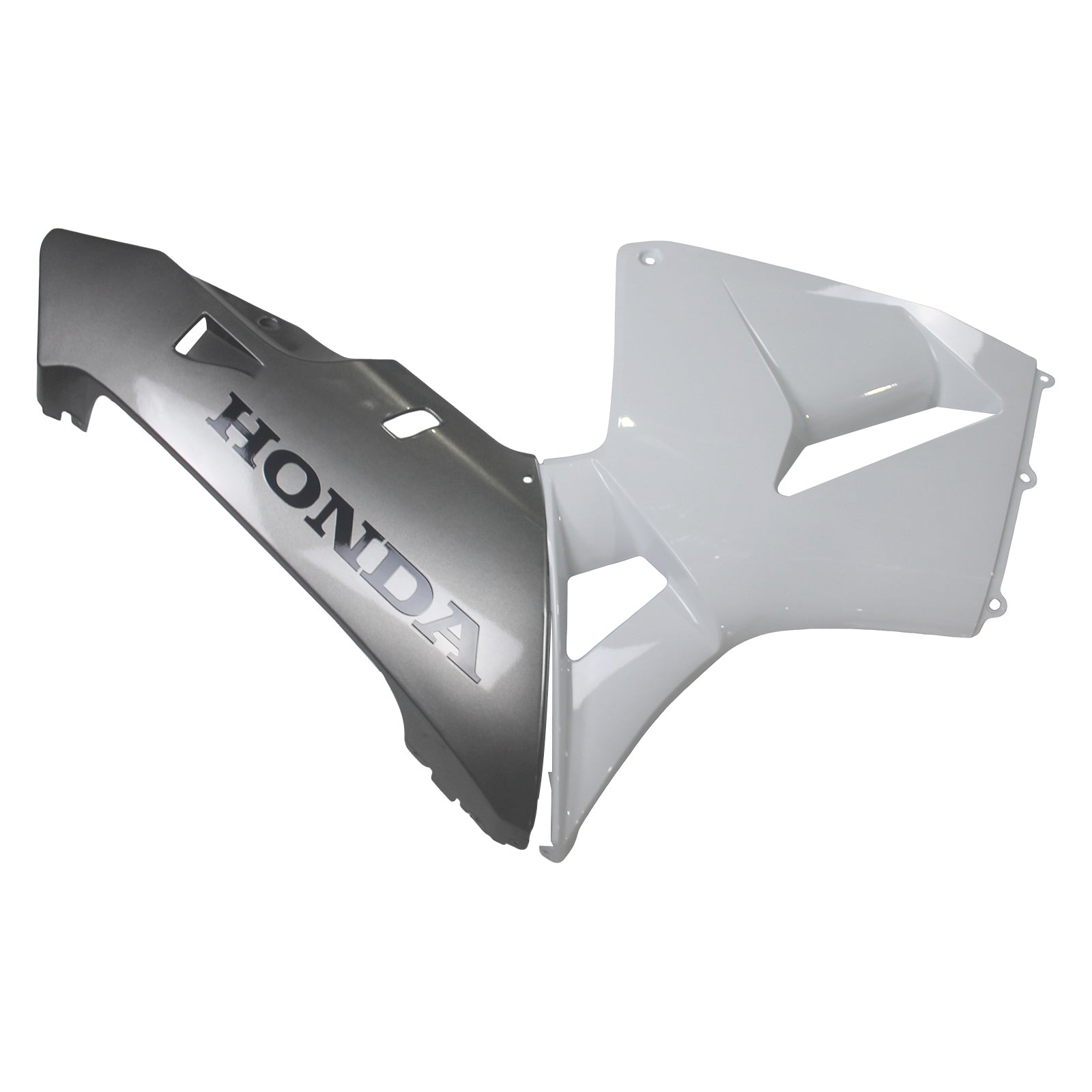 Amotopart 2003-2004 Honda CBR600RR White&Grey Fairing Kit