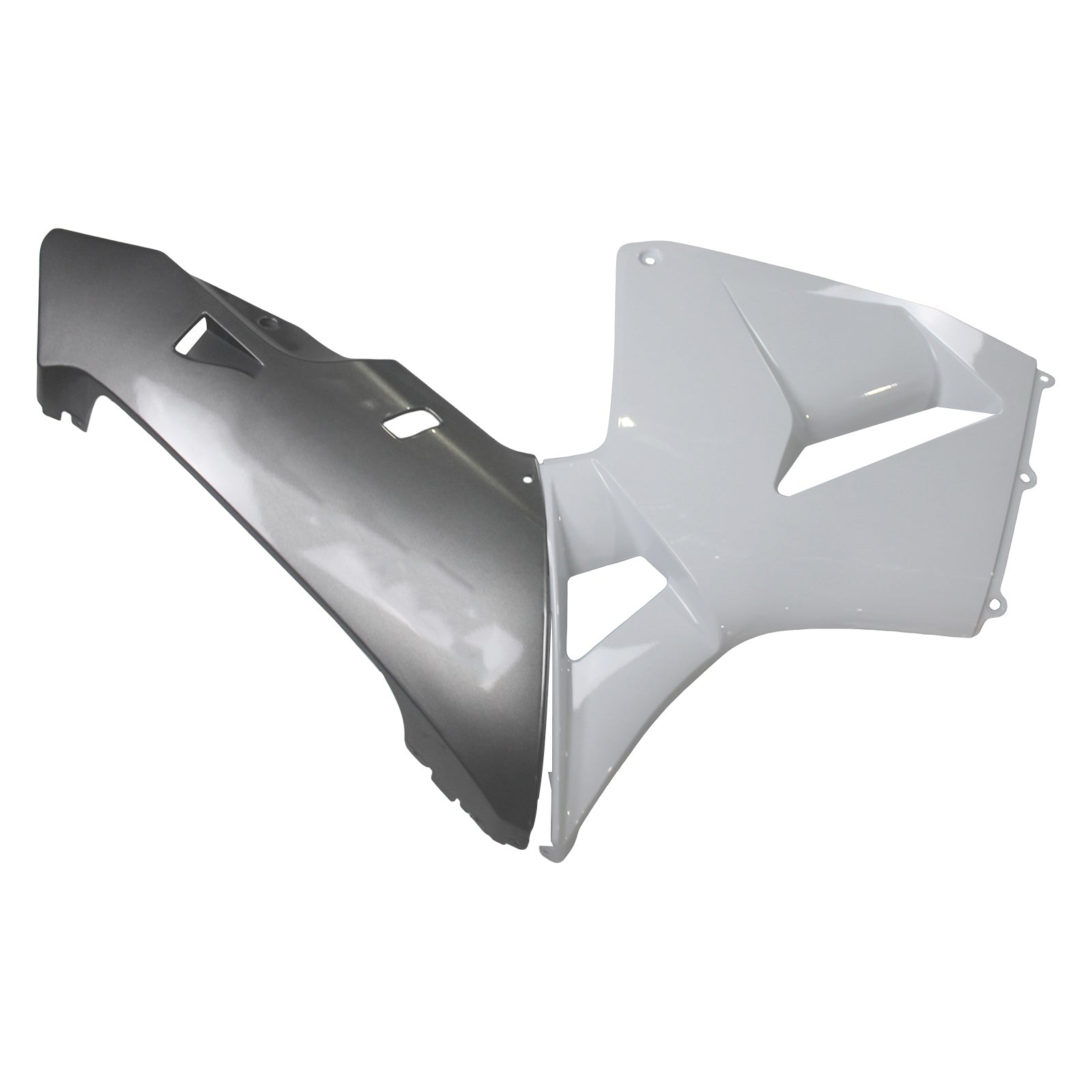 Amotopart 2003-2004 ホンダ CBR600RR ホワイト&グレー フェアリングキット