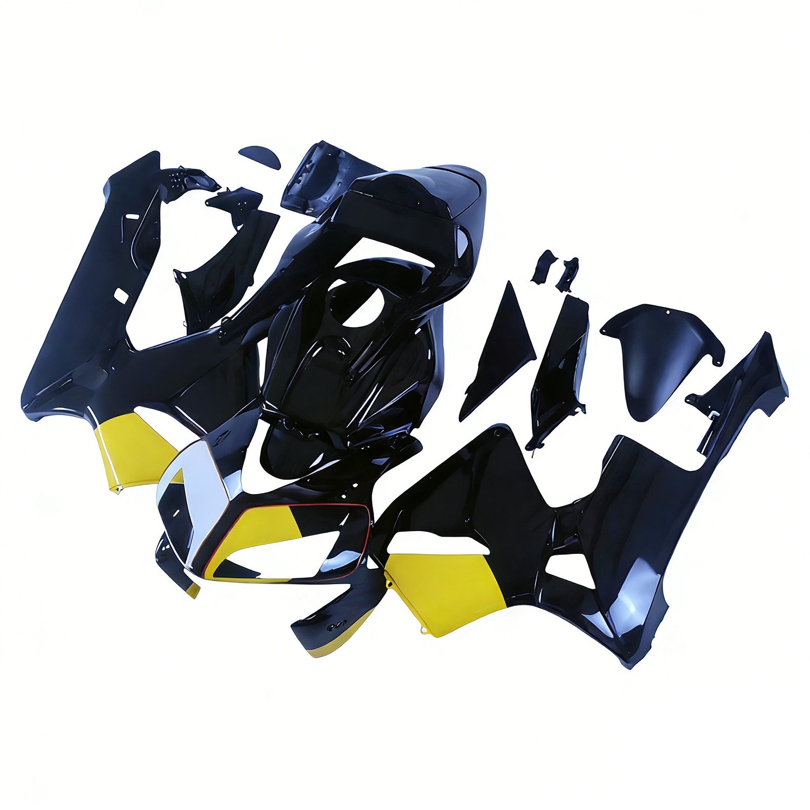 Kit carena Amotopart 2003-2004 Honda CBR600RR giallo nero