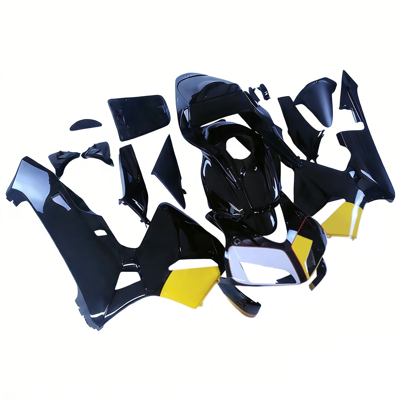 Kit carena Amotopart 2003-2004 Honda CBR600RR giallo nero