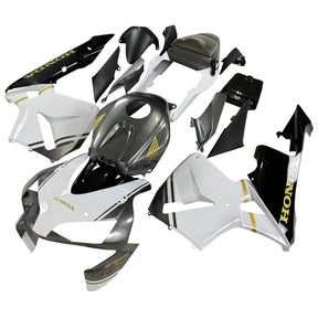 Amotopart 2003-2004 Honda CBR600RR Fairing Black&White Kit