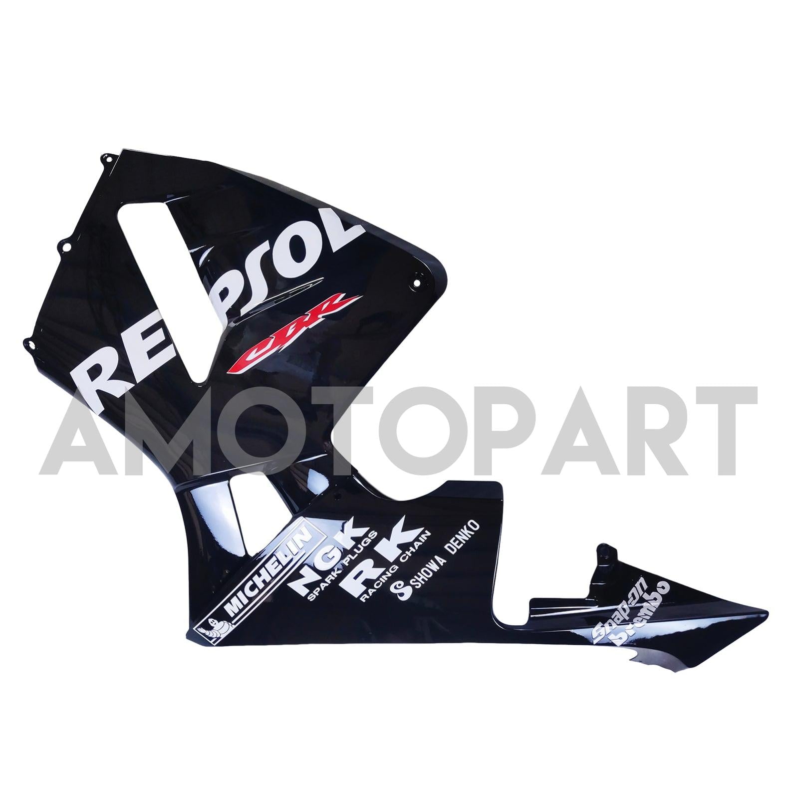 Amotopart 2003-2004 Honda CBR600RR Fairing Black with Logo Kit