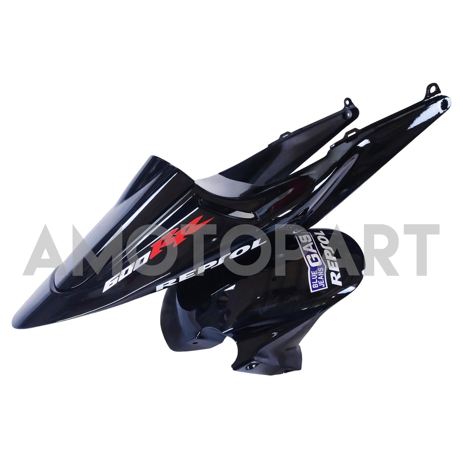 Amotopart 2003-2004 Honda CBR600RR Fairing Black with Logo Kit