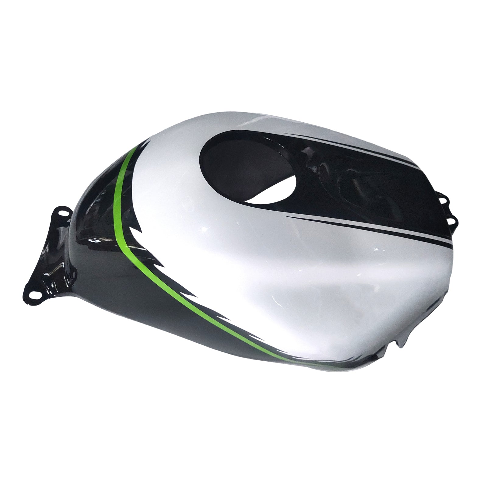 Amotopart 2003–2004 Honda CBR600RR Weiß Grün Verkleidungsset