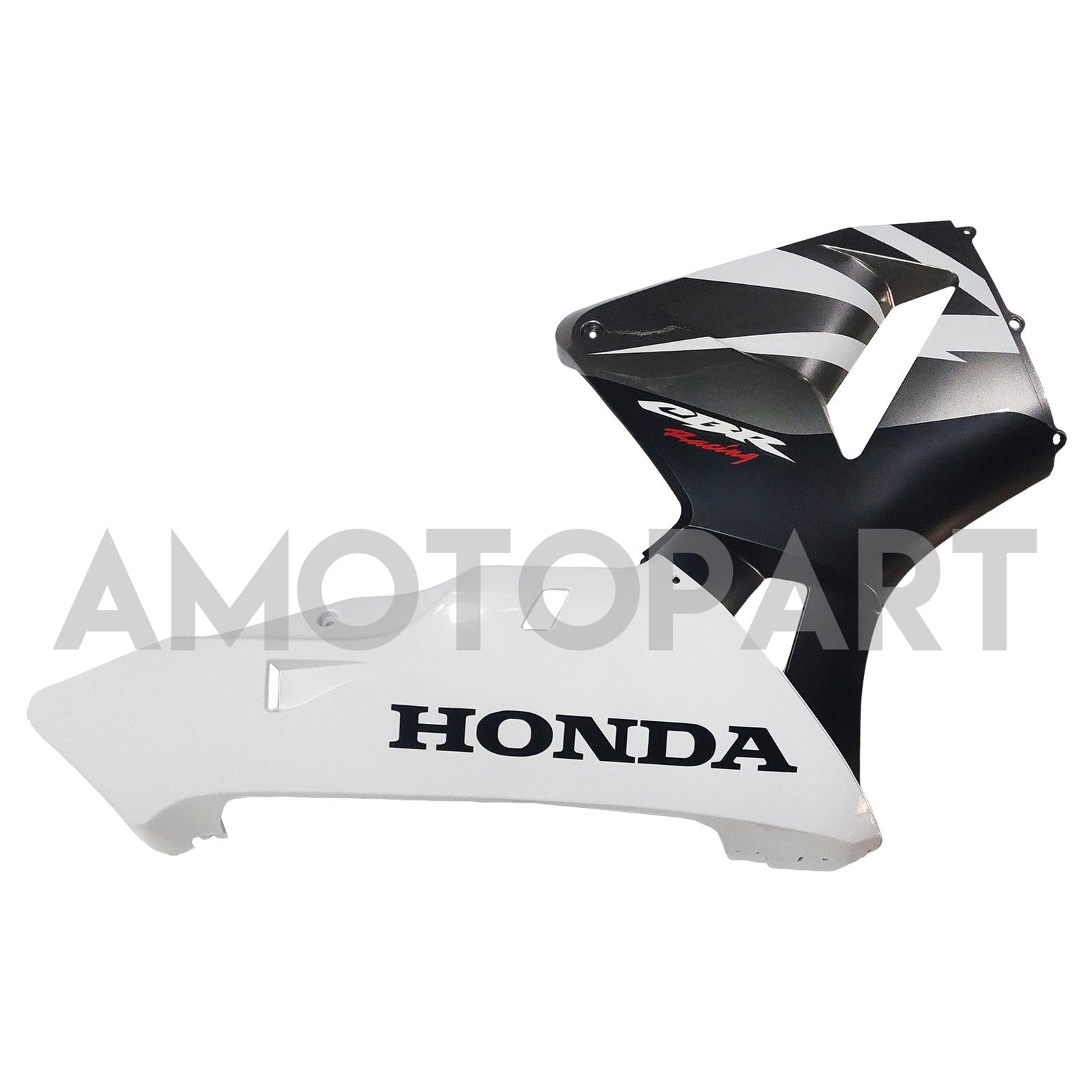Amotopart 2003-2004 Honda CBR600RR White Black Fairing Kit