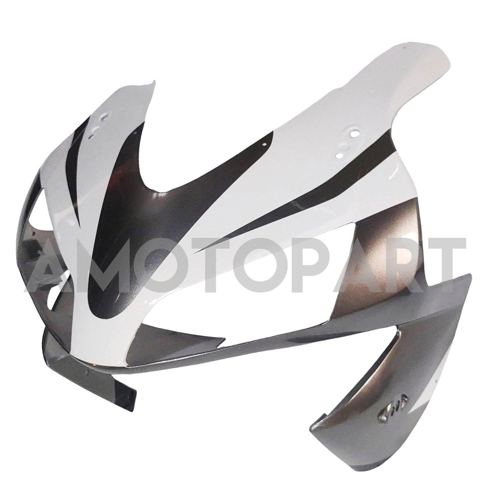 Amotopart 2003-2004 Honda CBR600RR White Black Fairing Kit