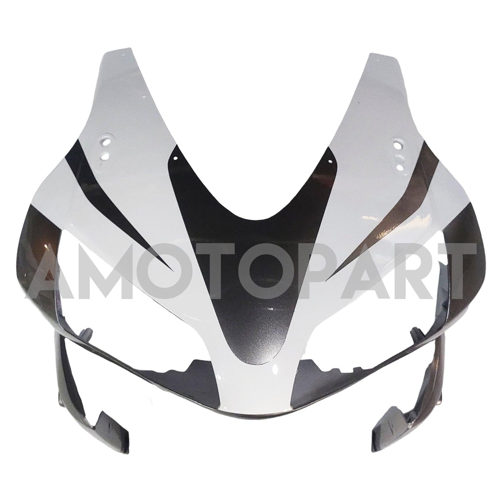 Amotopart 2003-2004 Honda CBR600RR White Black Fairing Kit