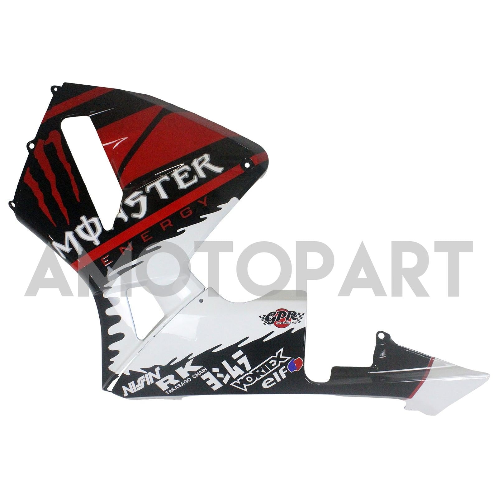 Amotopart 2003-2004 ホンダ CBR600RR ホワイト レッド フェアリングキット