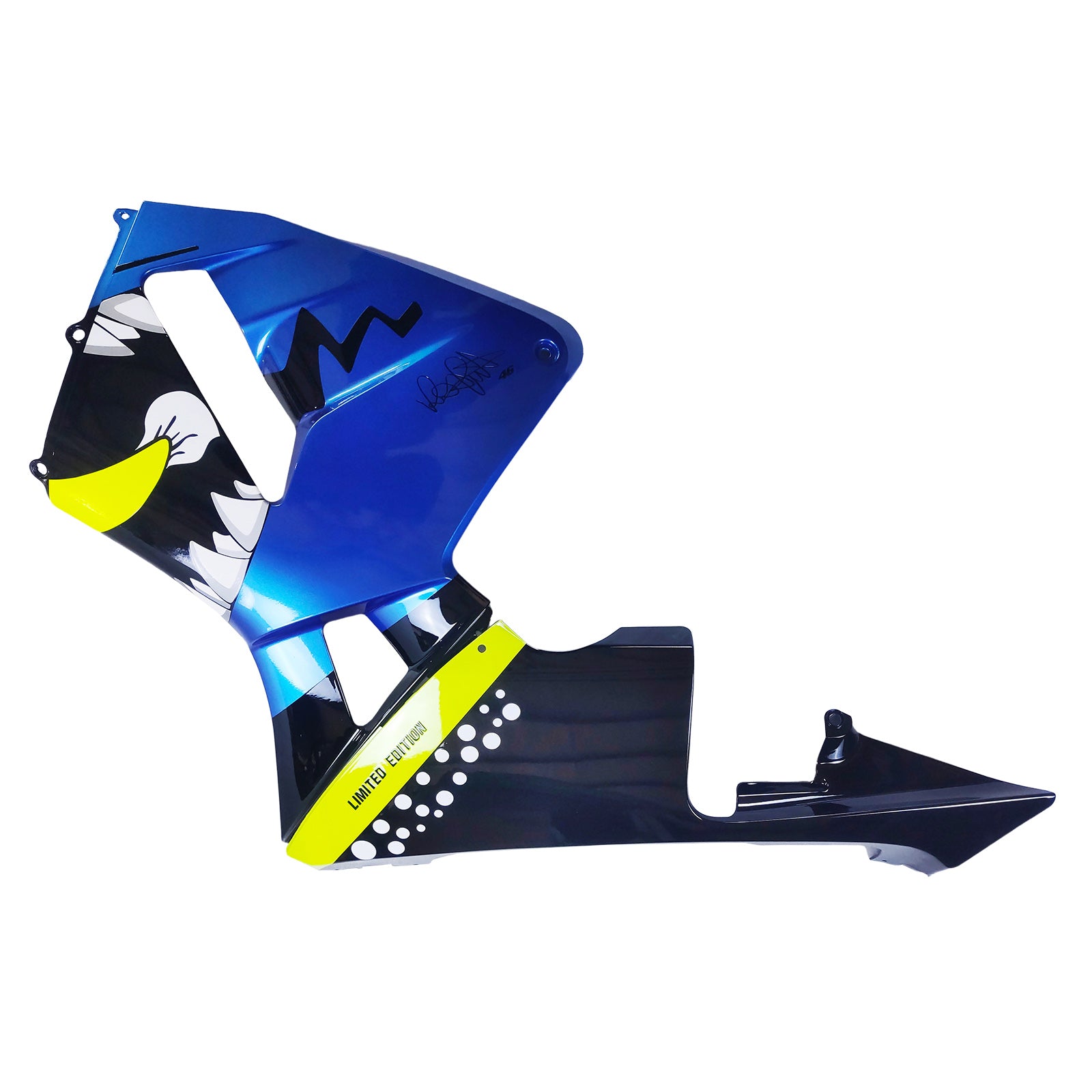 Kit de carenagens Amotopart 2003-2004 Honda CBR600RR azul verde