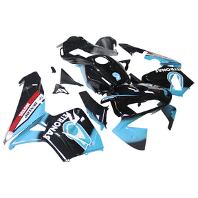 Amotopart 2003-2004 Honda CBR600RR Kit de carenado negro azul rojo