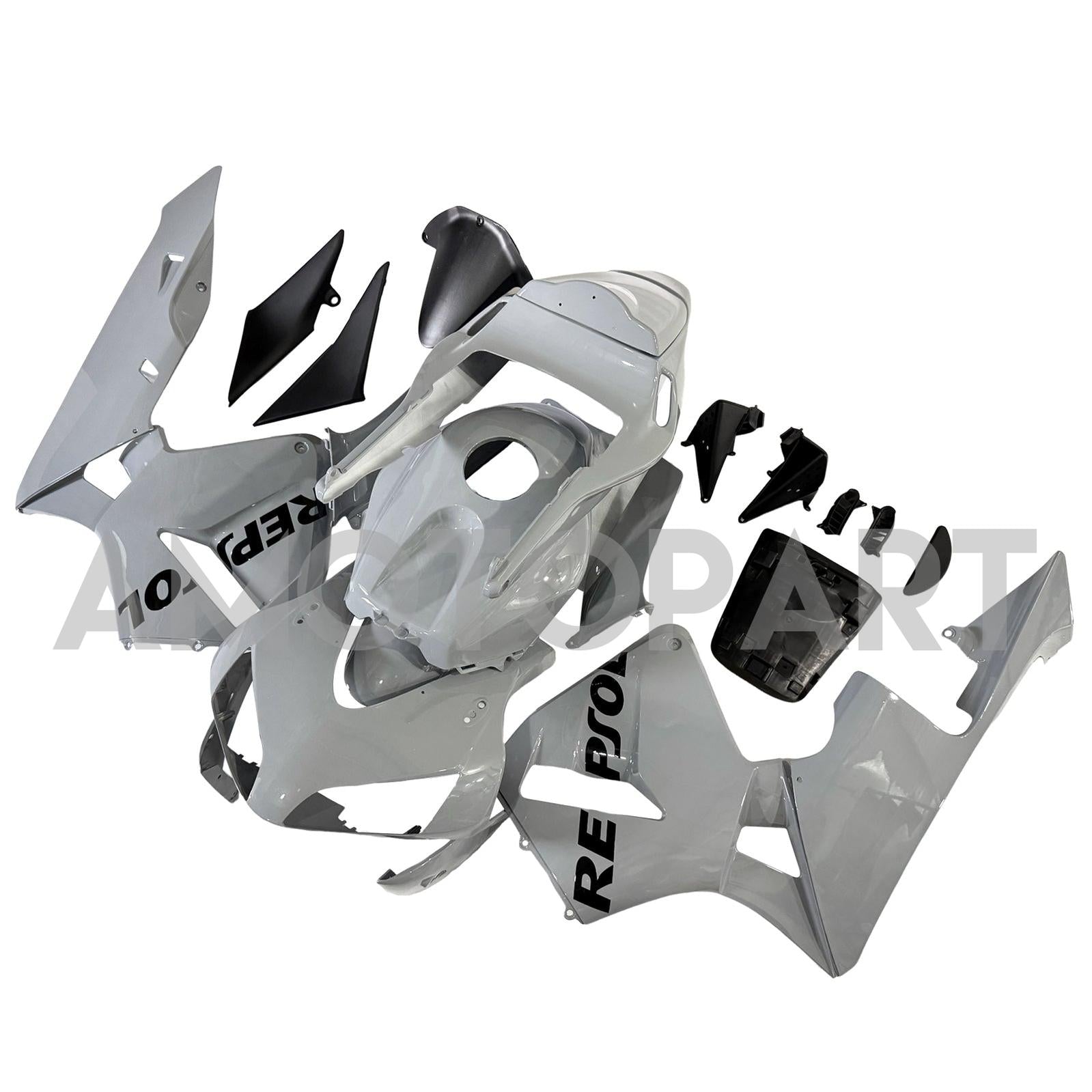 Amotopart 2003-2004 Honda CBR600RR  Grey Fairing Kit