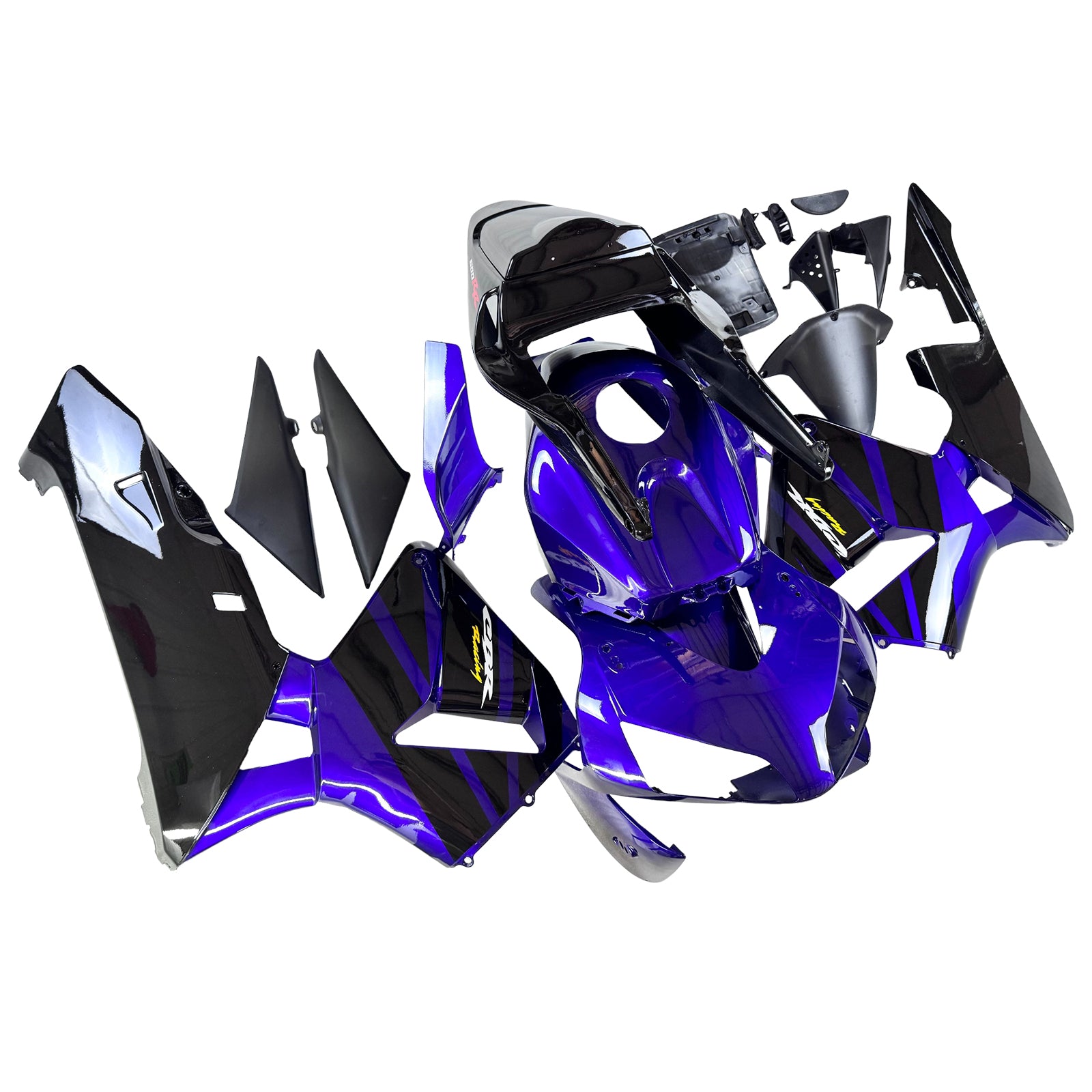Amotopart 2003-2004 Honda CBR600rr Kit de carénage noir violet