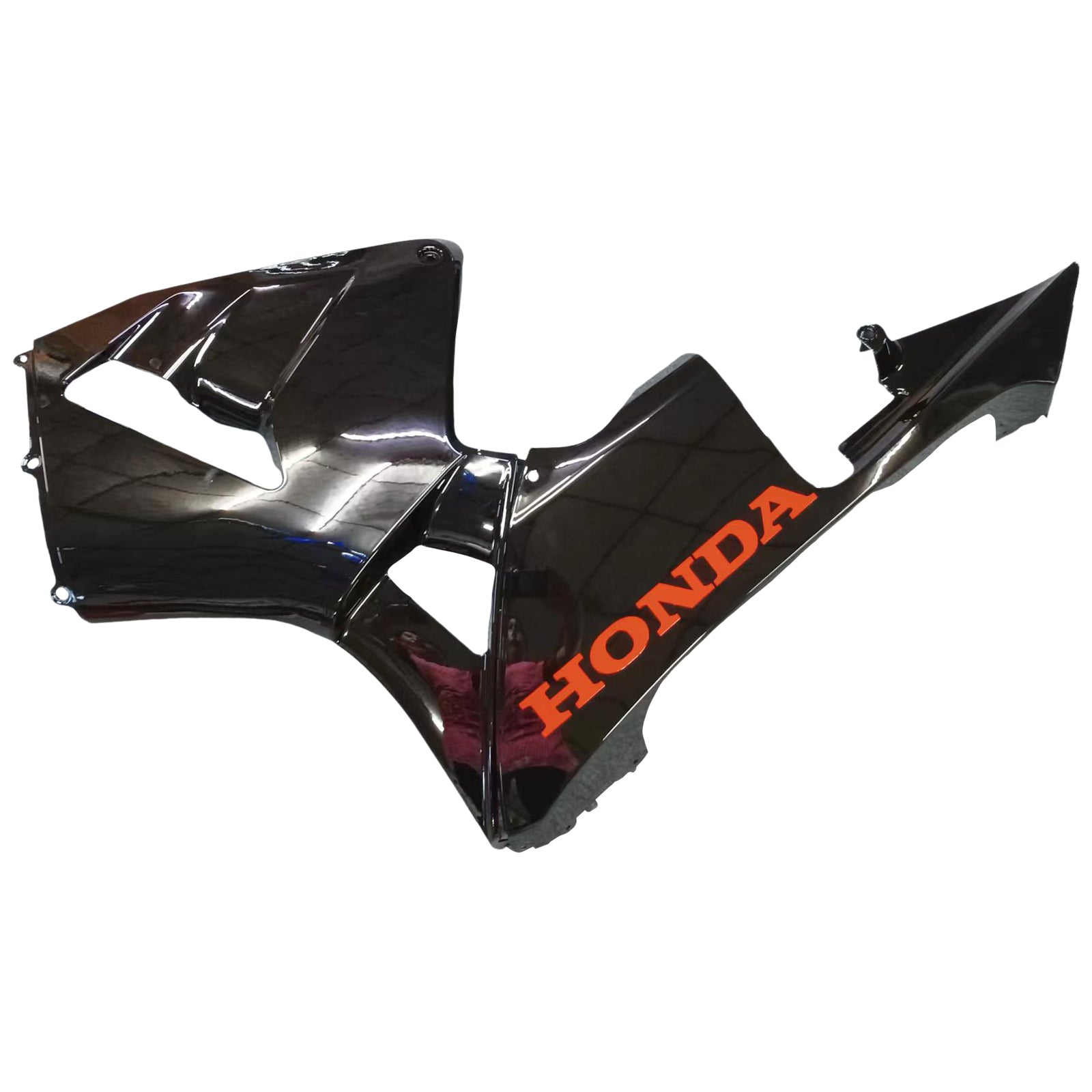 Amotopart 2005 2006 Honda CBR600RR Black with Red Logo Fairing Kit