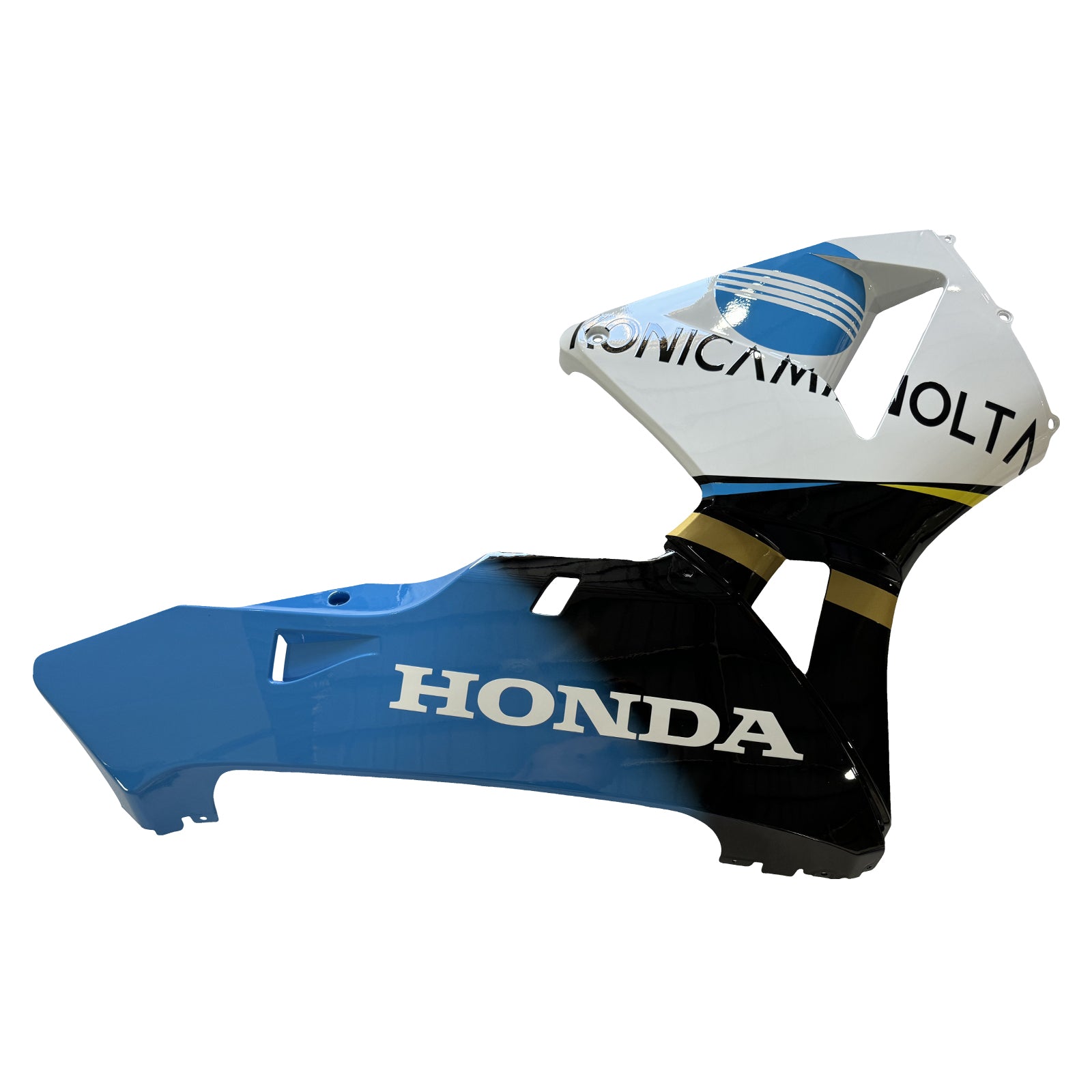 Amotopart 2005-2006 Honda CBR600RR White & Blue Fairing Kit