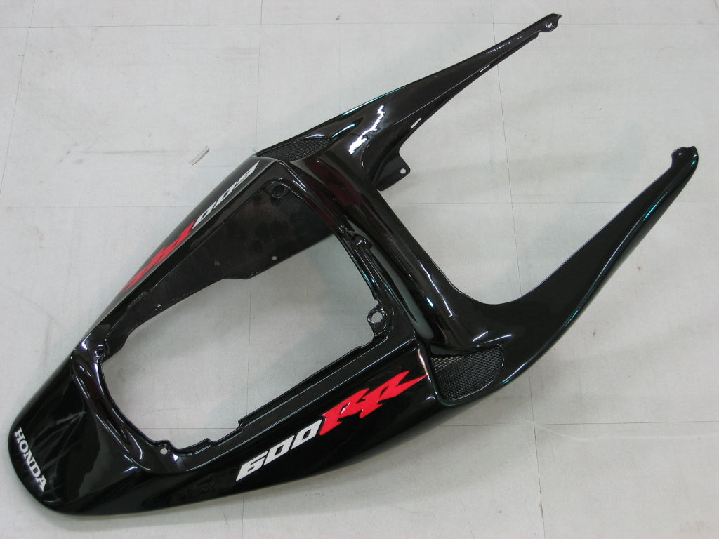 Amotopart 2005-2006 ホンダ CBR600RR ブラック&シルバー フェアリングキット