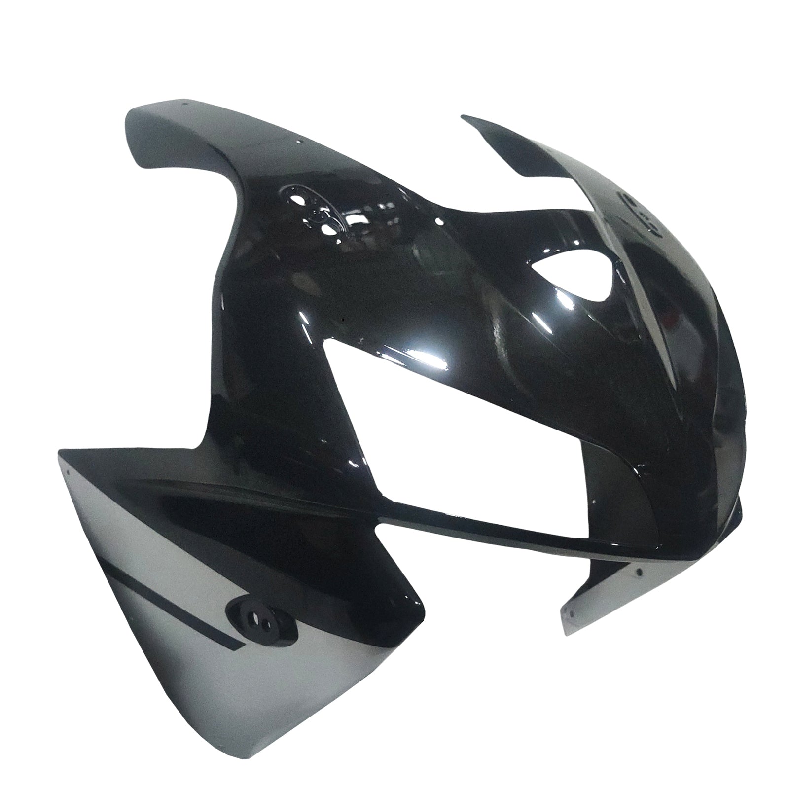 Amotopart 2005-2006 Honda CBR600RR Black & Silver Fairing Kit