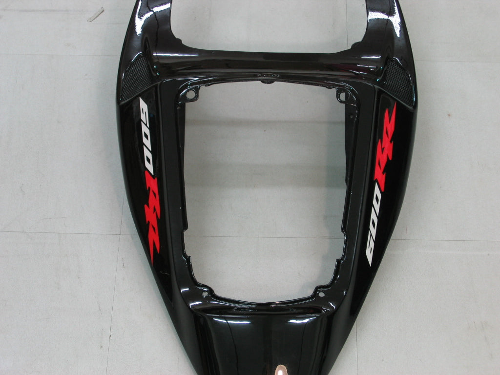Amotopart 2005-2006 Honda CBR600RR Kit carena nero e argento