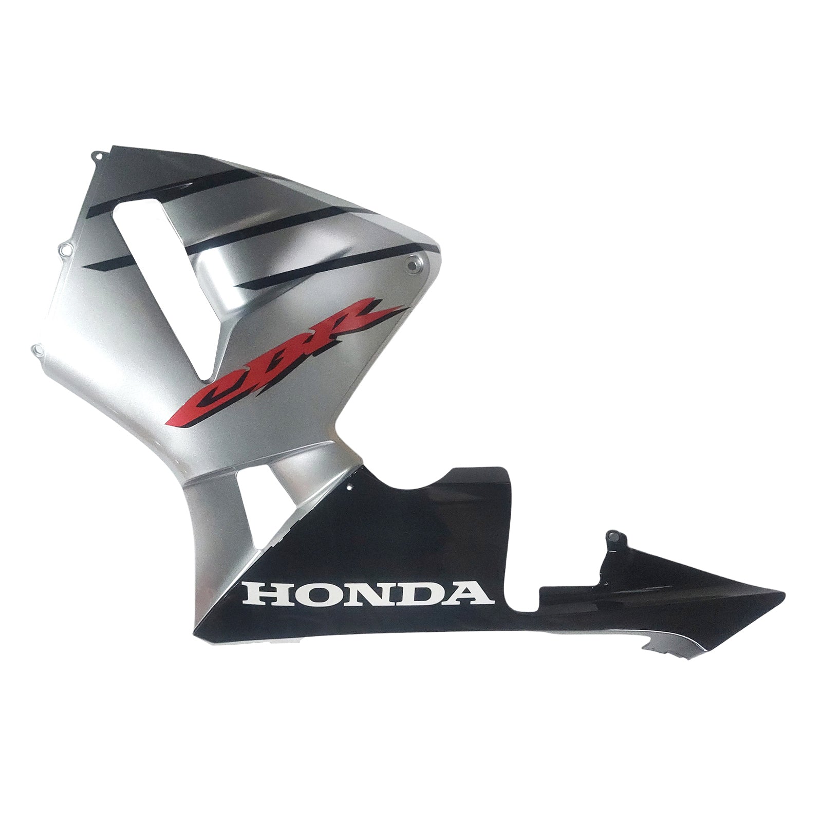 Amotopart 2005-2006 Honda CBR600RR Black & Silver Fairing Kit