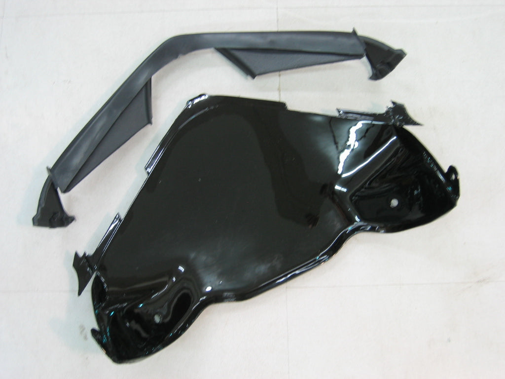 Amotopart 2005-2006 ホンダ CBR600RR ブラック&シルバー フェアリングキット